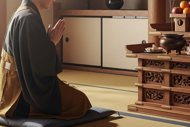 仏壇供養の風景