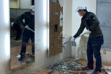 テナントの内装解体風景