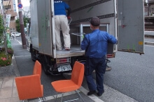 オフィスの引越し風景